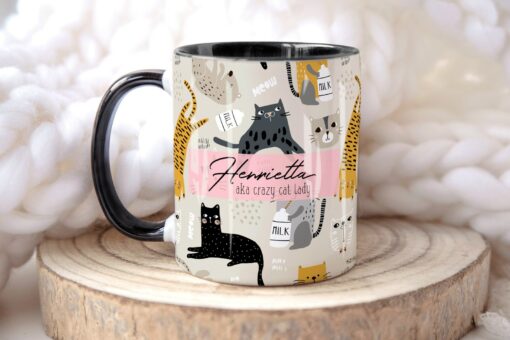 Purrfectly Personalized The CRAZY CAT LADY Mug for Feline-Loving Queens - Image 5
