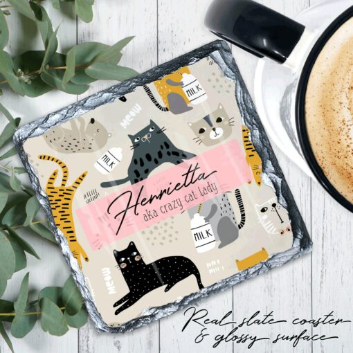 Purrfectly Personalized The CRAZY CAT LADY Mug for Feline-Loving Queens - Image 2