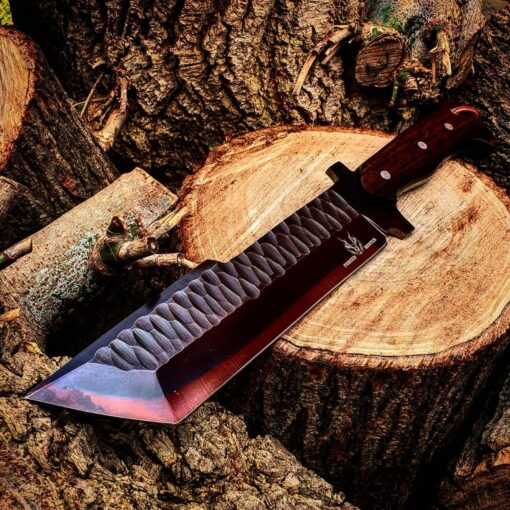 Handcrafted Heavy-Duty Machete The Ultimate Outdoor Companion for Hunters, Campers, and Adventurers - Image 2