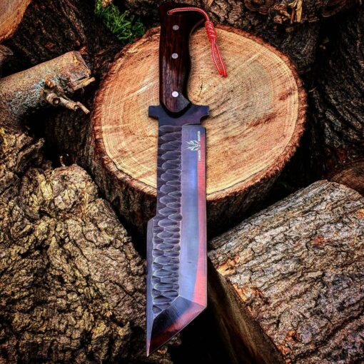 Handcrafted Heavy-Duty Machete The Ultimate Outdoor Companion for Hunters, Campers, and Adventurers - Image 6