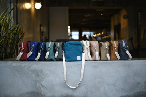 Water-Resistant Mini Crossbody Bag Stay Organized and Dry with Koala's Waxed Canvas - Image 6