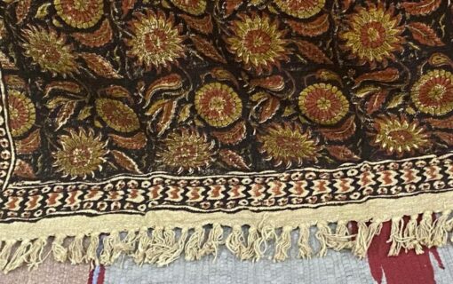 Bohemian Mud Cloth Throw Blanket Handcrafted Elegance for Your Living Space - Image 5