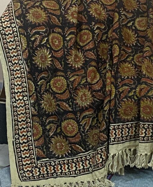 Bohemian Mud Cloth Throw Blanket Handcrafted Elegance for Your Living Space - Image 2