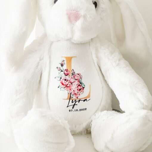 Personalized Cuddly Bunny The Perfect Keepsake for Your Little One - Image 6