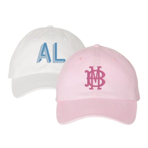 Embroidered Monogrammed Baseball Cap Personalize Your Style with a Touch of Elegance - Image 2