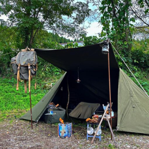 Upgrade Your Lavvu Transform Your 1-2 Person Shelter into a Luxurious 4-5 Person Canvas Tent with Enhanced Ventilation - Image 3