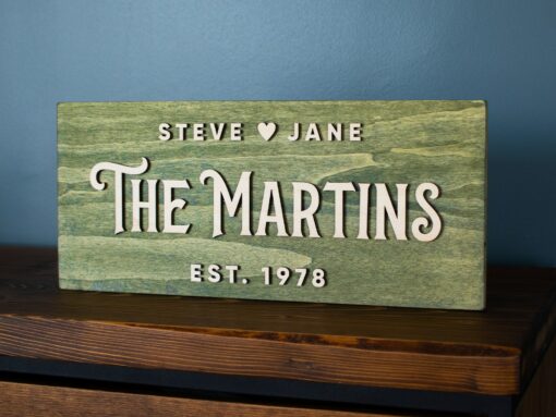 Personalized Family Name Sign A Timeless Anniversary Gift to Cherish - Image 4