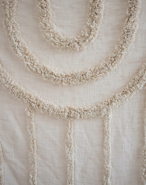 Cozy Comfort Rainbow Natural Cotton Tufted Throw Blanket with Fringe - Image 3