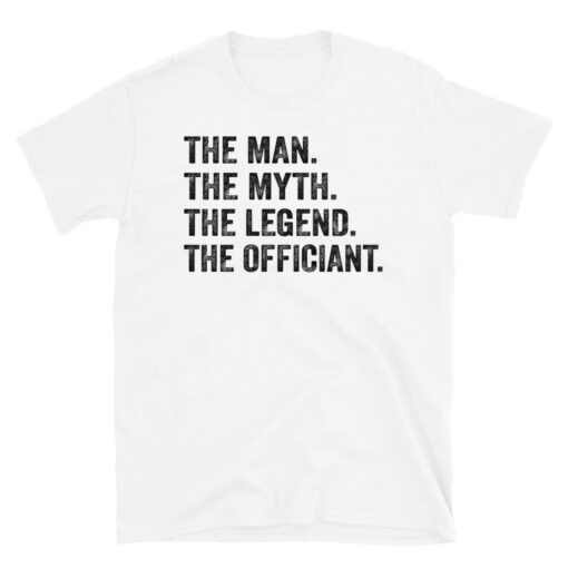 The Man, the Myth, the Legend Wedding Officiant T-Shirt, the Perfect Gift for the Special Person Officiating Your Wedding - Image 5