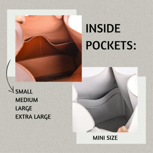 Premium Leather Bags Timeless Styles in White, Cognac, Caramel, Black, Beige, and Mini - Image 5