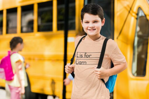 Personalized Alphabet Shirt Design Your Own Custom School Shirt for Kids - Image 4