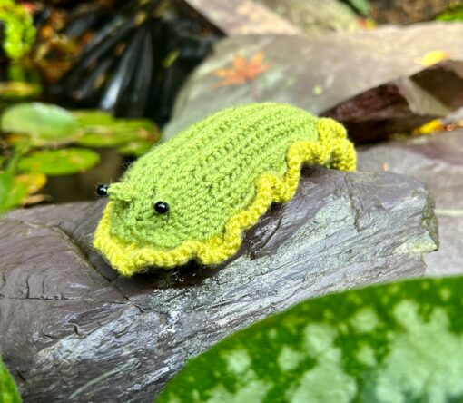 Charming Knitted Slug A Delightful Gift for Garden Enthusiasts - Image 3