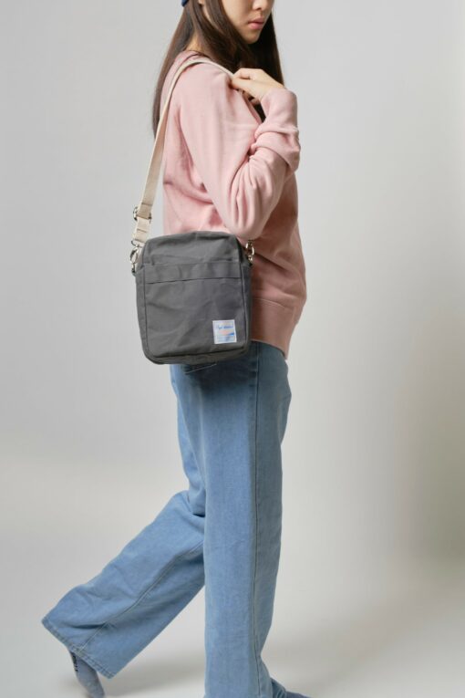 Water-Resistant Mini Crossbody Bag Stay Organized and Dry with Koala's Waxed Canvas - Image 2