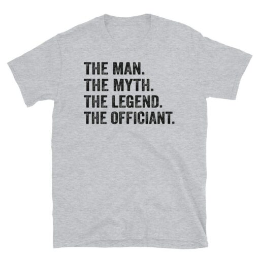 The Man, the Myth, the Legend Wedding Officiant T-Shirt, the Perfect Gift for the Special Person Officiating Your Wedding - Image 2