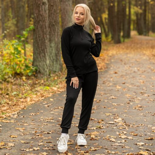 Cozy Comfort Merino Wool Sweatpants for Women - Lounge in Luxury - Image 4