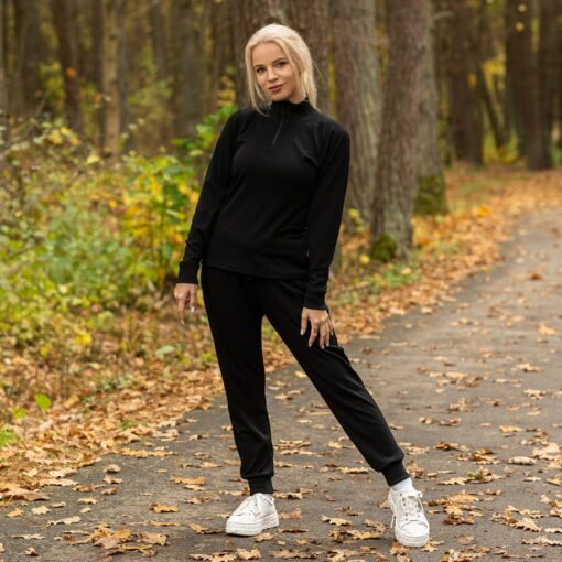 Cozy Comfort Merino Wool Sweatpants for Women - Lounge in Luxury - Image 5