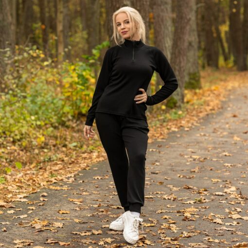 Cozy Comfort Merino Wool Sweatpants for Women - Lounge in Luxury - Image 6