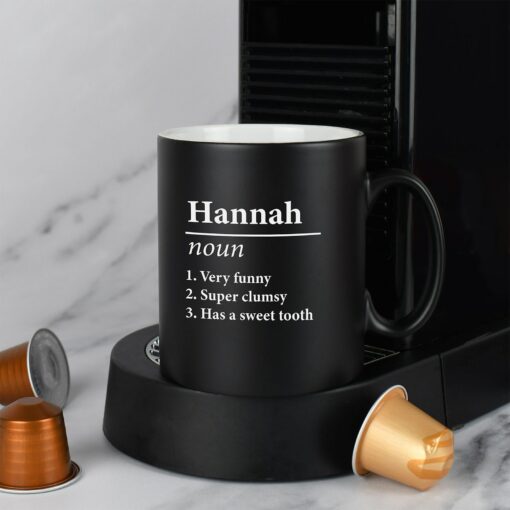 Personalized Name Definition Satin Mug Unique Laser Engraved Gifts for Special Occasions - Image 2