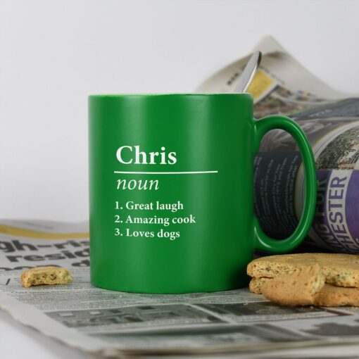 Personalized Name Definition Satin Mug Unique Laser Engraved Gifts for Special Occasions - Image 4