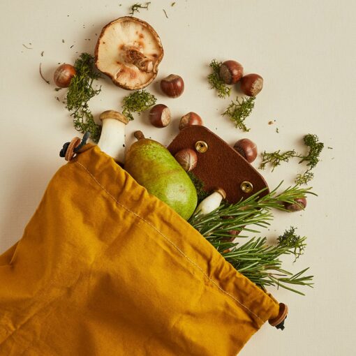 Personalized Canvas Foraging Bag Your Essential Companion for Wild Food Adventures - Image 3