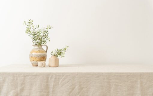 Luxurious Stonewashed Linen Tablecloth Elevate Your Dining Experience with Custom Elegance - Image 5