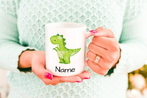 Roar-some Personalized Dino Mug Create a Prehistoric Adventure for Your Little Explorers - Image 4