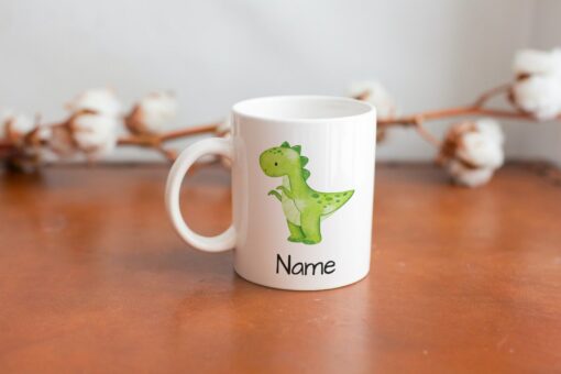 Roar-some Personalized Dino Mug Create a Prehistoric Adventure for Your Little Explorers - Image 2