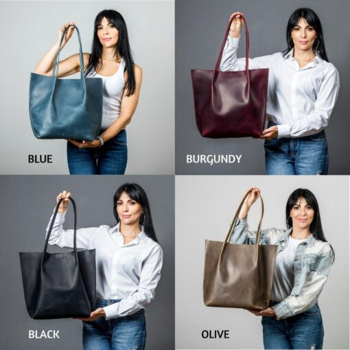 Captivating Black Leather Tote The Epitome of Style and Functionality - Image 5