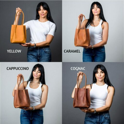 Exquisite Red Leather Tote A Timeless Accessory for the Modern Woman - Image 5