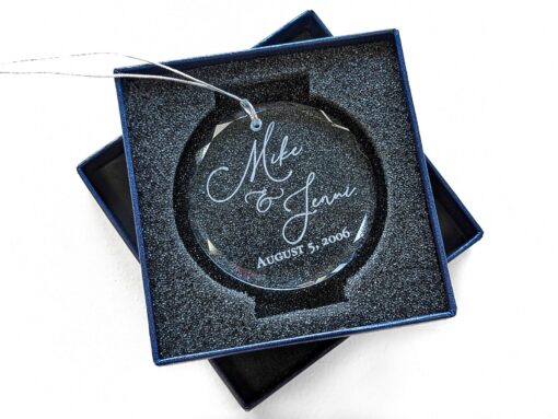 Personalized Crystal Keepsake Etch Your Love Story in Sparkling Brilliance - Image 2
