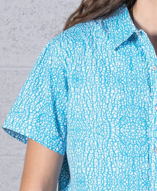 Sharp Style for Every Occasion Men's Oxford Button-Down Shirt in Classic Blue - Image 6