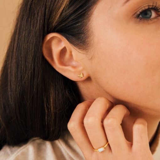 Captivating Butterfly Stud Earrings A Delicate Touch for Your Everyday Style - Image 5