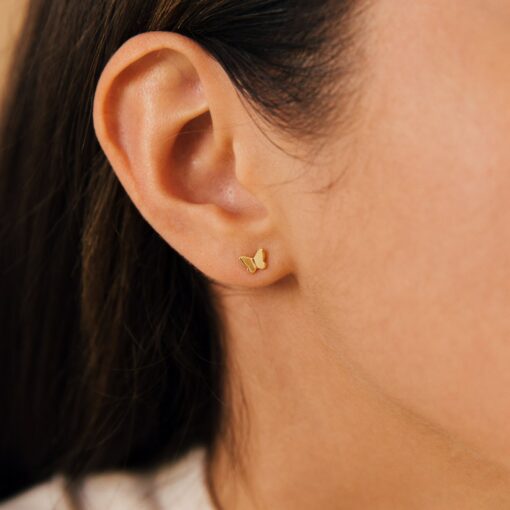 Captivating Butterfly Stud Earrings A Delicate Touch for Your Everyday Style - Image 3