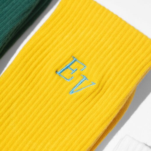 Personalized Embroidered Initial Socks Elevate Your Style with Custom Comfort - Image 3