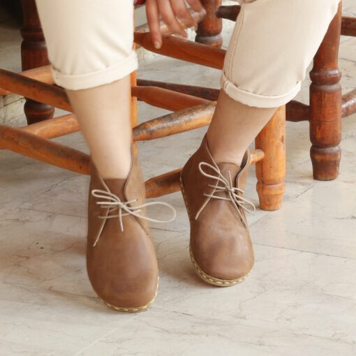 Earth Shoe Embrace the Barefoot Revolution with Grounding Copper Rivets and Buffalo Leather Outsole - Image 6