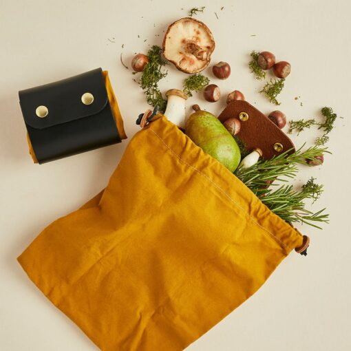 Personalized Canvas Foraging Bag Your Essential Companion for Wild Food Adventures - Image 4
