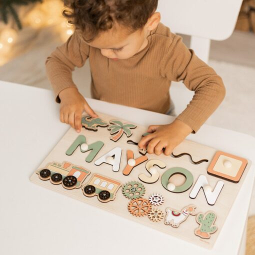 Montessori Busy Board Sensory Exploration and Skill Development for Toddlers - Image 5