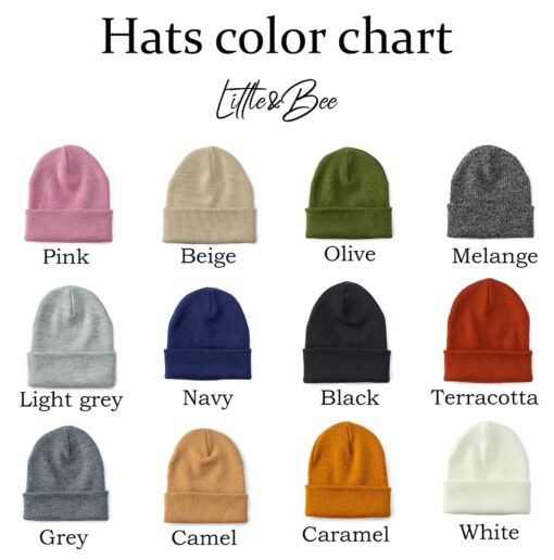 Personalized Initial Beanie Embroidered Monogram for Babies, Toddlers, and Kids - Image 4