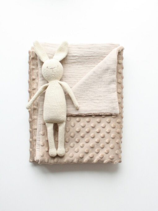 Personalized Minky Blanket Embroidered Swaddle for Sweet Dreams and Cozy Comfort - Image 6