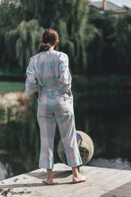 Timeless Elegance Embark on a Retro Journey with Our Vintage Jumpsuit - Image 4