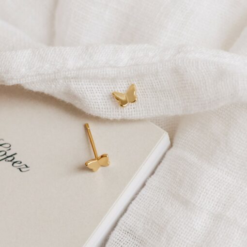 Captivating Butterfly Stud Earrings A Delicate Touch for Your Everyday Style - Image 4