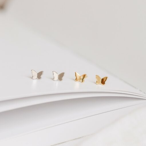 Captivating Butterfly Stud Earrings A Delicate Touch for Your Everyday Style - Image 2