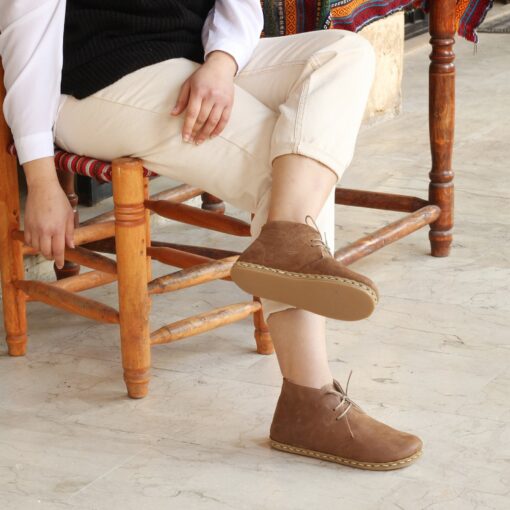 Earth Shoe Embrace the Barefoot Revolution with Grounding Copper Rivets and Buffalo Leather Outsole - Image 4