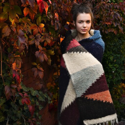 Cozy Haven California King Wool Blanket for a Scandinavian Sanctuary - Image 5