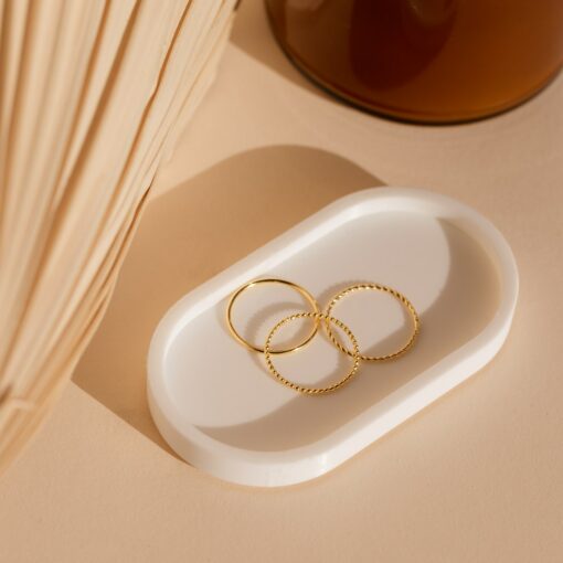Ultra-Thin Stacking Ring Set Elevate Your Style with Minimalist Elegance - Image 2