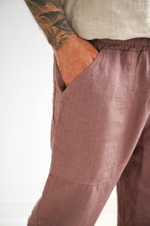 Breathable Linen Pants for Men Summer Comfort and Style - Image 4