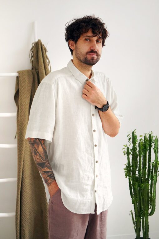 Breezy Linen Shirt Elevate Your Style with Comfort and Sophistication - Image 3
