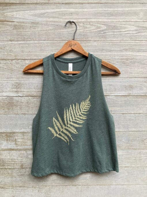 Fern-tastic Crop The Perfect Tank for Festivals, Workouts, and Gardening - Image 3