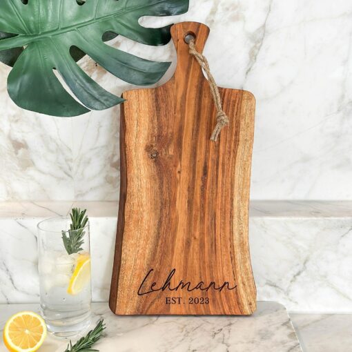 Personalized Live Edge Cutting Board The Perfect Gift for Any Occasion - Image 2