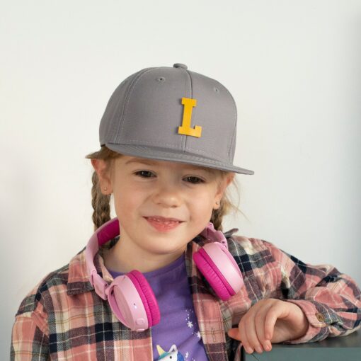Personalized Snapback Hat for Kids Embroidered Custom Letters, Perfect for Boys, Girls, Announcements, and Family - Image 2